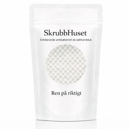 Antibakteriell skrubbhandduk