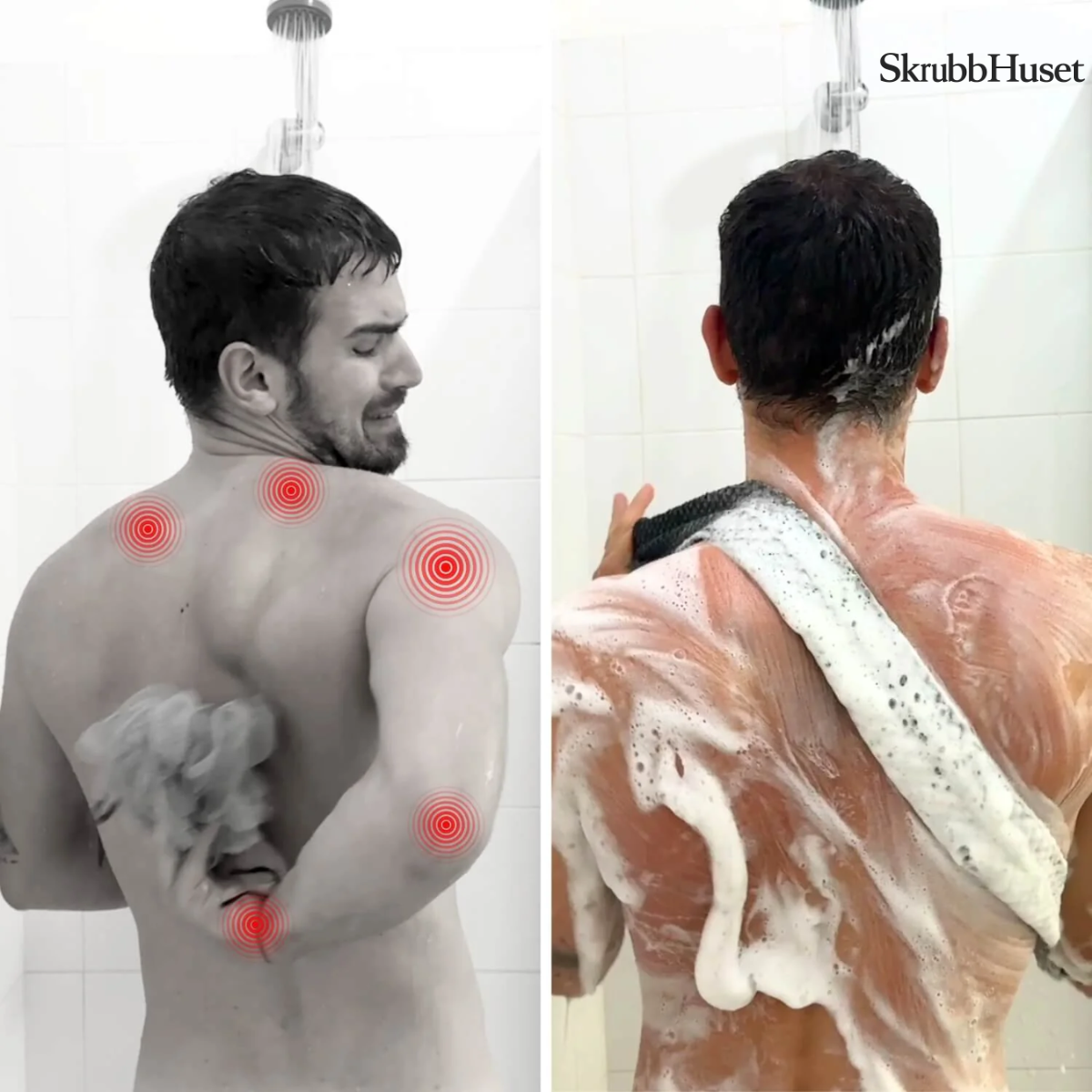 Antibakteriell skrubbhandduk