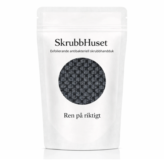 Antibakteriell skrubbhandduk